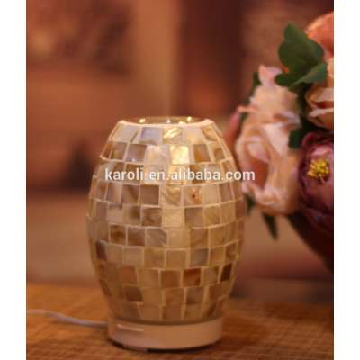 Luxury Pearl Mosaic glass Electric Essential oil burner , Essential oil diffuser working as mini humidifier