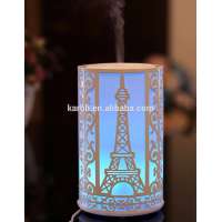 New Metal Eiffel Tower Electric essential oil burner with 120ml cool aroma mist