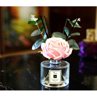 white Jasmine &Mint Fragrance  oil Reed diffuser for home and hotel fragrance decoration