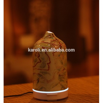 Modern design Ultrasonic mister diffuser with stacked parallel arcs on cover for home diffuser aromatherapy and decoration