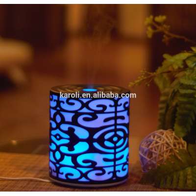 2017 NEW metal oil diffuser with CE and UL certification ,120ml cool mist aromatherapy diffuser