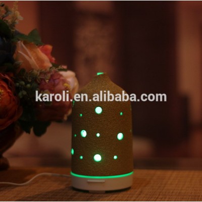 Ceramic essential oil burner with LED light